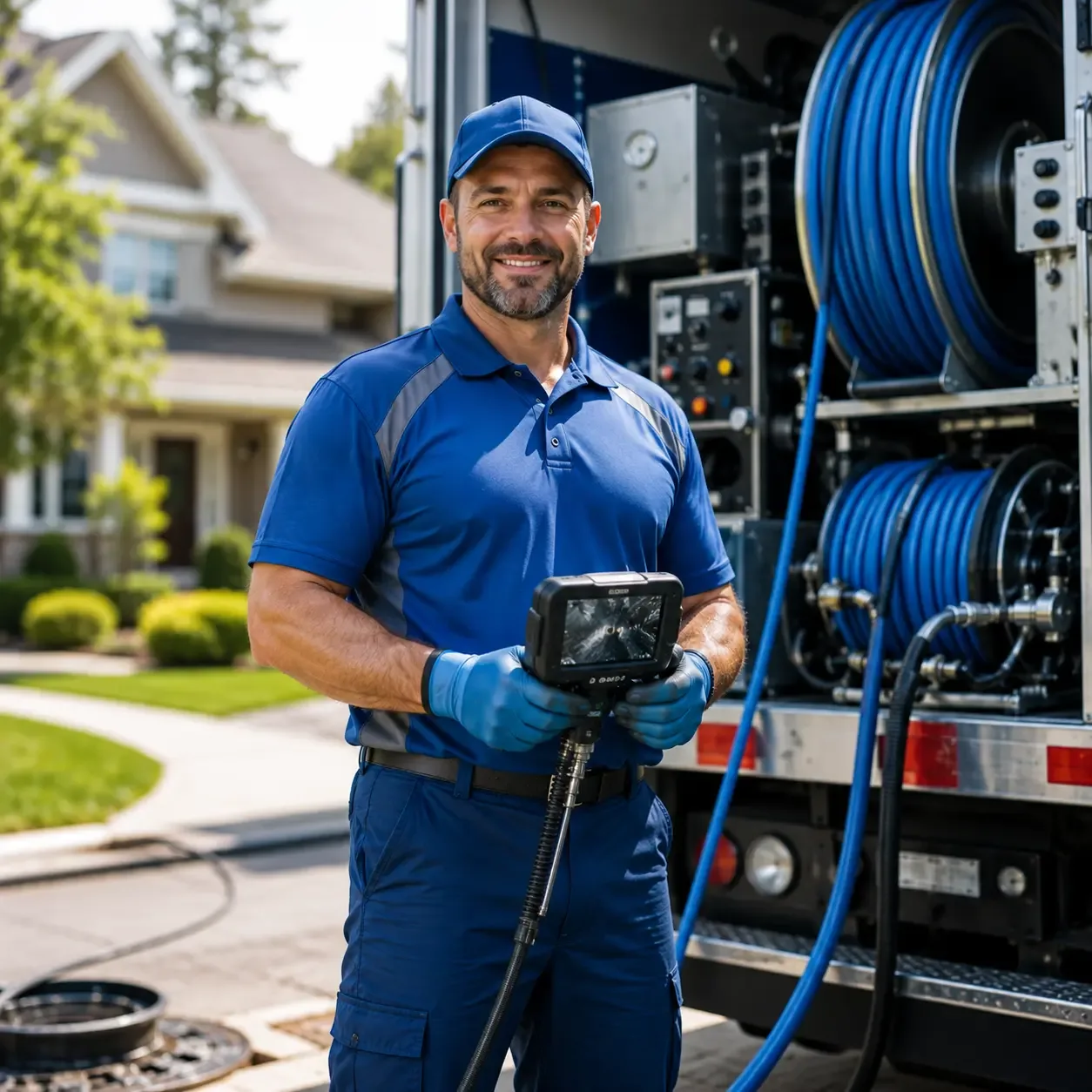 Local outdoor drain cleaning specialists in Kerman, CA